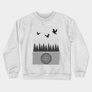 Environmental protection landscpae Crewneck Sweatshirt